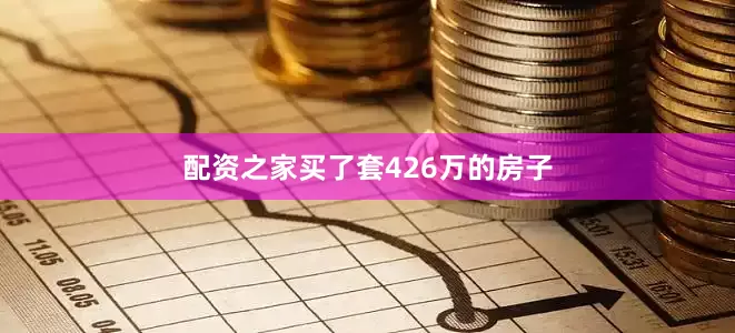 配资之家买了套426万的房子